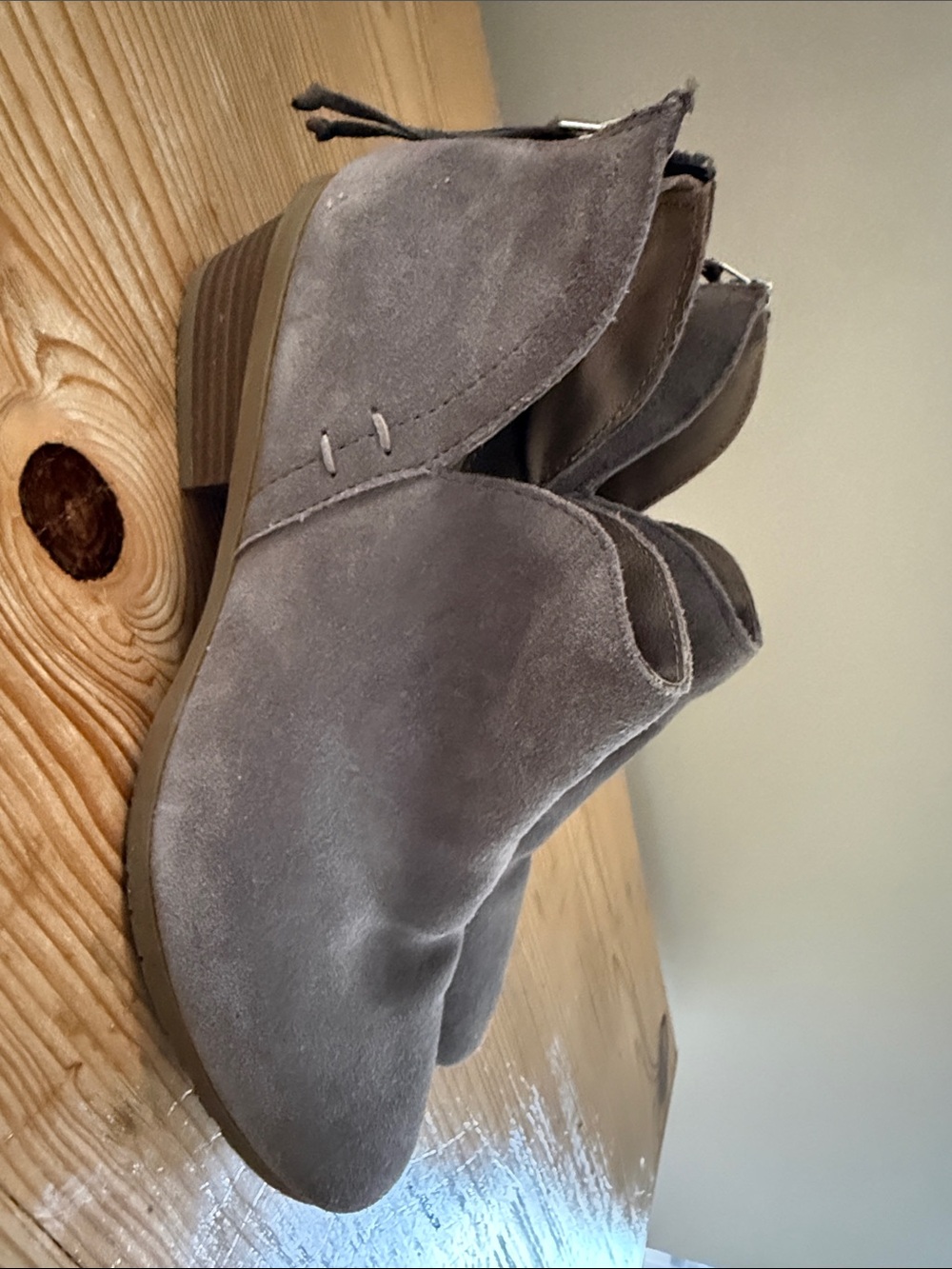 Kenneth Cole Reaction Women's Suede Ankle Booties - Gray